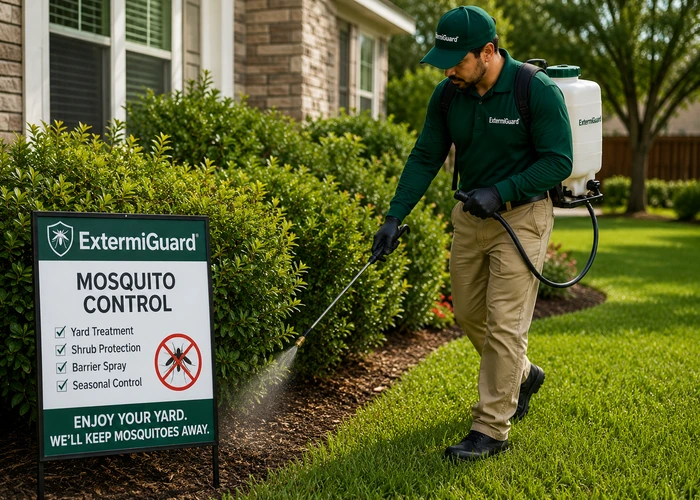 Mosquito control near me search for yards patios standing water and seasonal mosquito pressure